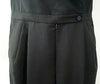 ALEXANDER MCQUEEN Black Wool & Silk V Neck Sleeveless Tuxedo Jumpsuit Sz:44 UK12