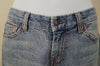 7 FOR ALL MANKIND Womens Blue Denim Faded & Crease Detail Bootcut Jeans Sz 28