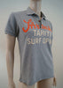 SCOTCH SHRUNK Boys Pale Grey Tahiti Surf Short Sleeve Polo Shirt Top BNWT