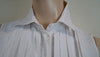 ARMANI COLLEZIONI White Pleated Bib Collared Sleeveless Formal Shirt Top I38 UK6