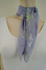 SHANGHAI TANG Lilac 100% Silk Multi Colour Branded Handkerchief Scarf