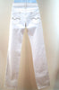 7 FOR ALL MANKIND Womens White Denim Silver Stitch Straight Leg Jeans Sz 26