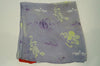 SHANGHAI TANG Lilac 100% Silk Multi Colour Branded Handkerchief Scarf