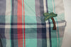SCOTCH SHRUNK Green Hawaii Embroidery Checked Tartan Short Sleeve Shirt BNWT