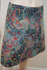 CARVEN Multi Colour Wool Silk Blend Paisley Jacquard A Line Mini Skirt 40 UK12