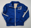 SCOTCH SHRUNK Boy's Bright Blue & White Zip Front Casual Track Jacket Top BNWT