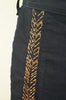 RAG & BONE Bengal Split Blue Copper Embroidery Skinny Leg Jeans Pants Sz27