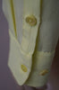 EQUIPMENT FEMME Lime Sherbet Yellow 100% Silk Sheer Evening Blouse M BNWT