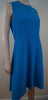 JOSEPH Royal Blue Round Neck Sleeveless Panelled A-Line Dress Sz:42 UK14