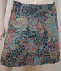 CARVEN Multi Colour Wool Silk Blend Paisley Jacquard A Line Mini Skirt 40 UK12