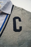 SCOTCH SHRUNK Cotton Grey Long Sleeve Knitted Cardigan & Blue Shirt Top BNWT