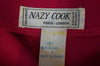 NAZY COOK Vintage Made In France Ladies Hot Pink Evening Jacket Sz: 1 (Small)