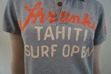 SCOTCH SHRUNK Boys Pale Grey Tahiti Surf Short Sleeve Polo Shirt Top BNWT