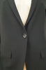 ARMANI COLLEZIONI Black Virgin Wool Stretch Formal Blazer Jacket IT44 UK12