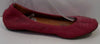 LANVIN Red Leather Textured Python Flat Slip On Ballerina Pump Shoes EU39 UK6