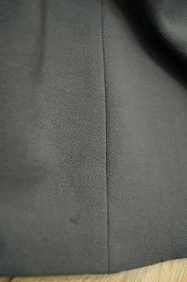 EMPORIO ARMANI Grey Wool Stretch Lined Formal Evening Blazer Jacket IT44 UK12