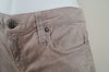 HELMUT LANG Grey Beige Stretch Cotton Distressed Skinny Leg Trousers Jeans Sz:29