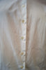 AGNES B PARIS White 100% Cotton Collared Formal Blouse Shirt Top Sz40 UK12