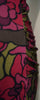 DIANE VON FURSTENBERG Khaki Pink Floral Abstract Print V Neck Sleeveless Dress