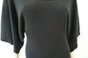 PINKO Black Knitwear Cashmere Silk Alpaca Blend Ribbed Short Mini Dress Sz:S