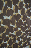 MARC BY MARC JACOBS Designer Brown & Beige Animal Print Long Length Summer Top