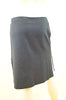JOSEPH Made In France Black Linen Blend A Line Formal Skirt UK12; FR40