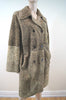 CRISTIANO DI THIENE Made In Italy Reversable Sheepskin & Fabric Coat IT46; UK14