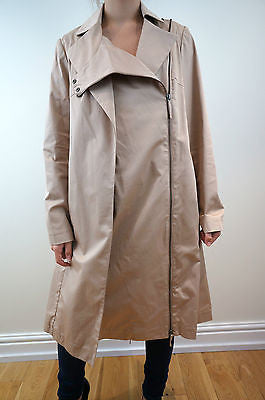 BURBERRY VINTAGE Ladies Black Wool & Alpaca Blend Lined Classic Winter Coat 10