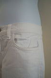 J BRAND Ladies White CAPRI #3309  Skinny Cropped Cotton Blend Denim Jeans Sz29