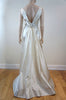 LAZARO COUTURE Designer Ivory Wedding Dress / Gown, Detachable Train & Veil