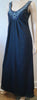 ELIE TAHARI Black Midnight Navy Embroidered Scoop Neck Sleeveless Maxi Dress 10