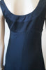 ELIE TAHARI Black Midnight Navy Embroidered Scoop Neck Sleeveless Maxi Dress 10