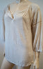 GERARD DAREL Beige Linen Fine Knit Cream Lace Detail 3/4 Sleeve Jumper Sweater 2