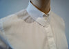 CARVEN White 100% Cotton Button Collar Long Sleeve Formal Blouse Shirt FR38 UK10