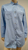 RAG & BONE NEW YORK Blue Cotton Collared Adjustable Sleeve Blouse Shirt Top 2;S