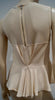 SANDRO PARIS Pale Pinky Beige Round Neck Sheer Panelled Sleeveless Evening Top 2