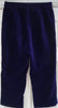 IQ TRADEMARK Women's Purple Cotton Blend Velvet Crop Capri Evening Trousers UK10
