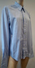 YVES SAINT LAURENT Menswear Blue White 100% Cotton Striped Formal Shirt 39/15.5