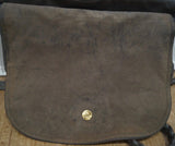 MULBERRY Women's Brown Leather Flap Over Branded Plaited Shoulder Strap Bag