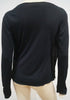 GFF GIANFRANCO FERRE Wide Neck Pleat Side Long Sleeve Top I44; US10; F40 UK12