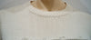COACH NEW YORK Cream Cotton Blend Knit Flag Pattern Front Jumper Sweater Top S