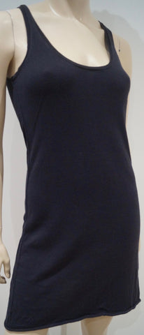 ZADIG & VOLTAIRE Bluey Grey Cotton Sleeveless Long Length Bodycon Maxi Dress S