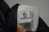 MONCLER Black & White Round Neck Zip Fastened Lightweight Quilted Jacket 2/M