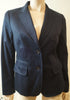 BROOKS BROTHERS 346 Womens Midnight Navy Blue Cotton Stretch Blazer Jacket UK12