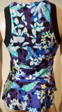 PETER PILOTTO FOR TARGET Multicolour Cotton Blend Floral Print Sleeveless Top S