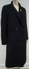 DKNY DONNA KARAN NEW YORK Black Wool Angora Rabbit Collared Overcoat Coat 12