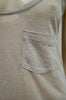 RAG & BONE KNIT Women's Beige Round Neck Sleeveless Long Length Vest Tank Top M