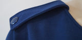 STELLA MCCARTNEY Blue 100% Wool Short Sleeve Tunic Top / Mini Dress IT40 UK10