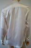 PIERRE BALMAIN Cream Silk Round Neck Pleat Front Long Sleeve Blouse Top FR40