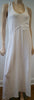 THAKOON White 100% Cotton Round Neck Sleeveless Racer Rear Summer Maxi Dress M